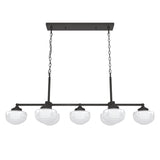 Hunter Saddle Creek 7-Light Satin Bronze Transitional Led Chandelier