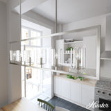 Hunter Kerrison 6-Light Brushed Nickel Transitional Led Chandelier