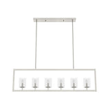 Hunter Kerrison 6-Light Brushed Nickel Transitional Led Chandelier