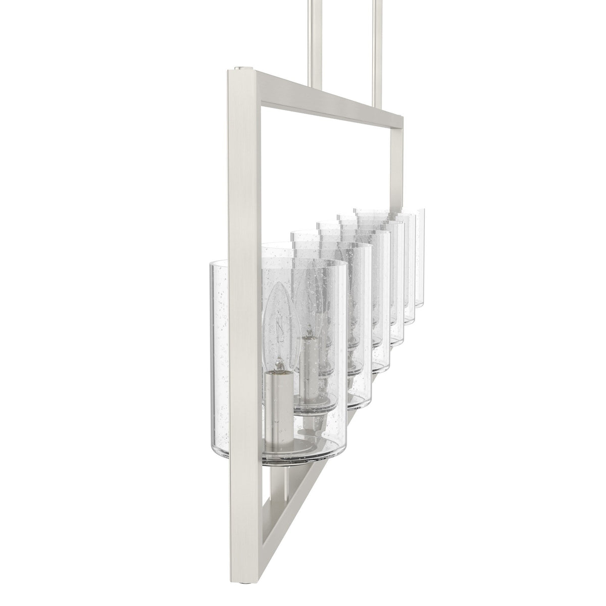 Hunter Kerrison 6-Light Brushed Nickel Transitional Led Chandelier