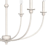 Hunter Southcrest 6-Light Distressed White Transitional Led Chandelier