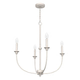 Hunter Southcrest 4-Light Distressed White Transitional Led Chandelier