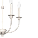 Hunter Southcrest 4-Light Distressed White Transitional Led Chandelier