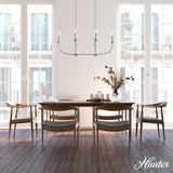 Hunter Southcrest 6-Light Distressed White Transitional Led Chandelier