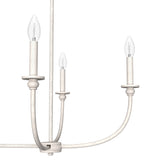 Hunter Southcrest 6-Light Distressed White Transitional Led Chandelier