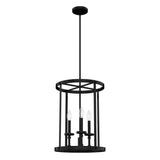Hunter Briargrove 3-Light Matte Black Traditional Led Chandelier