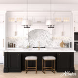 Hunter Briargrove 4-Light Matte Black Transitional Led Chandelier