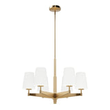 Hunter Nolita 6-Light Satin Gold Modern/Contemporary Led Chandelier