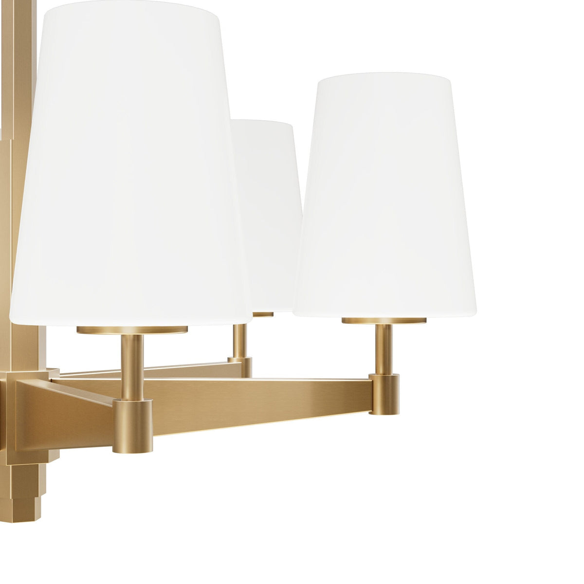 Hunter Nolita 6-Light Satin Gold Modern/Contemporary Led Chandelier