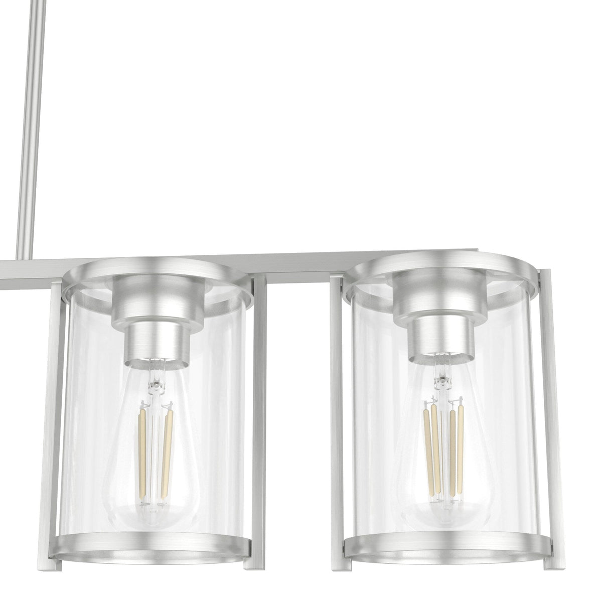 Hunter Astwood 5-Light Brushed Nickel Glam Led Chandelier