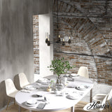 Hunter River Mill 5-Light Matte Black Rustic Led Bare Bulb Chandelier