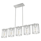 Hunter Astwood 5-Light Brushed Nickel Glam Led Chandelier