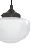 Hunter Saddle Creek 3-Light Noble Bronze Transitional Opal Glass LED Small Hanging