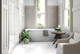 Satori Statuario Matte 12-in x 24-in Porcelain Marble-Look Floor & Wall Tile, Rectified Edge