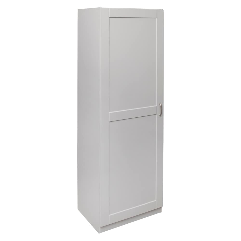 Estate 23.75-in W x 70.375-in H Wood Composite Gray Wall-mount Utility Storage Cabinet