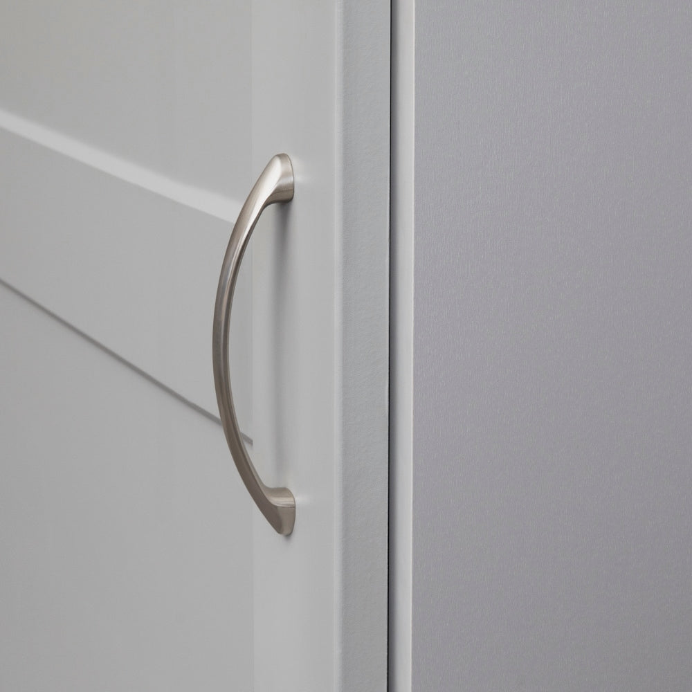 Estate 23.75-in W x 70.375-in H Wood Composite Gray Wall-mount Utility Storage Cabinet