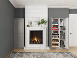 Estate 23.75-in W x 70.375-in H Wood Composite Gray Wall-mount Utility Storage Cabinet