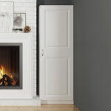 Estate 23.75-in W x 70.375-in H Wood Composite White Wall-mount Utility Storage Cabinet