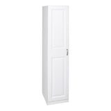 Estate 15-in W x 70.375-in H Wood Composite White Wall-mount Utility Storage Cabinet