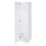 Estate 15-in W x 70.375-in H Wood Composite White Wall-mount Utility Storage Cabinet