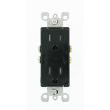 Decora 15 Amp Tamper-Resistant Duplex Outlet, White (10-Pack) - Super Arbor