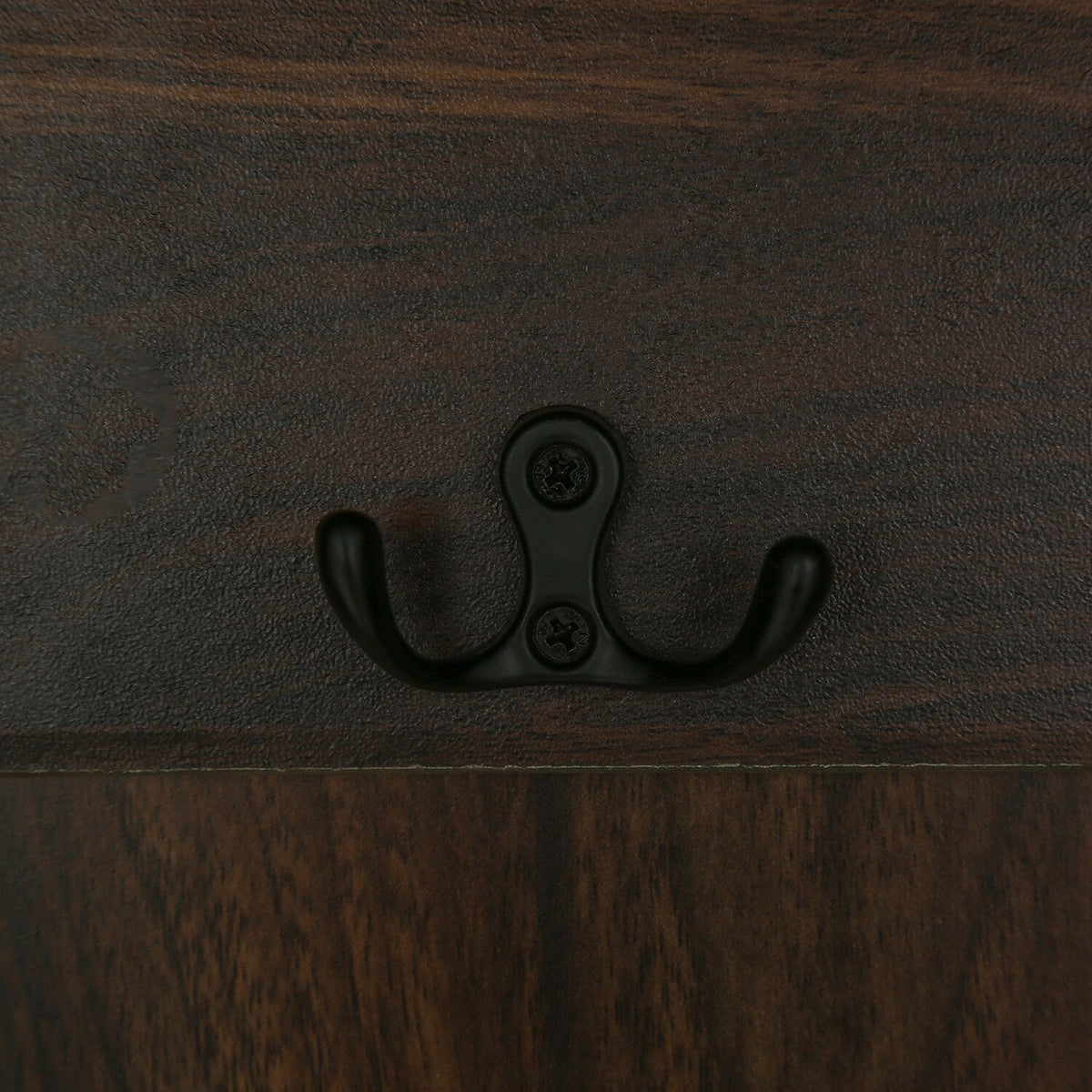 SINOFURN Coastal 47.2-in Brown Wood Hall Tree