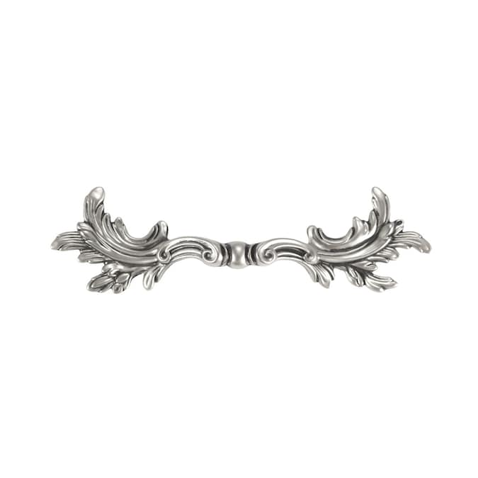 Hickory Hardware Manor House 3-in (76mm) Center to Center Silver Stone Novelty Handle Drawer Pull