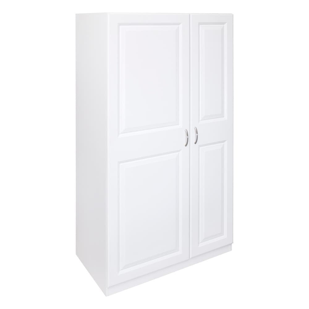 Estate 38.5-in W x 70.375-in H Wood Composite White Wall-mount Utility Storage Cabinet