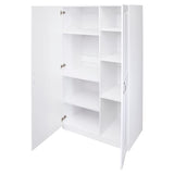 Estate 38.5-in W x 70.375-in H Wood Composite White Wall-mount Utility Storage Cabinet