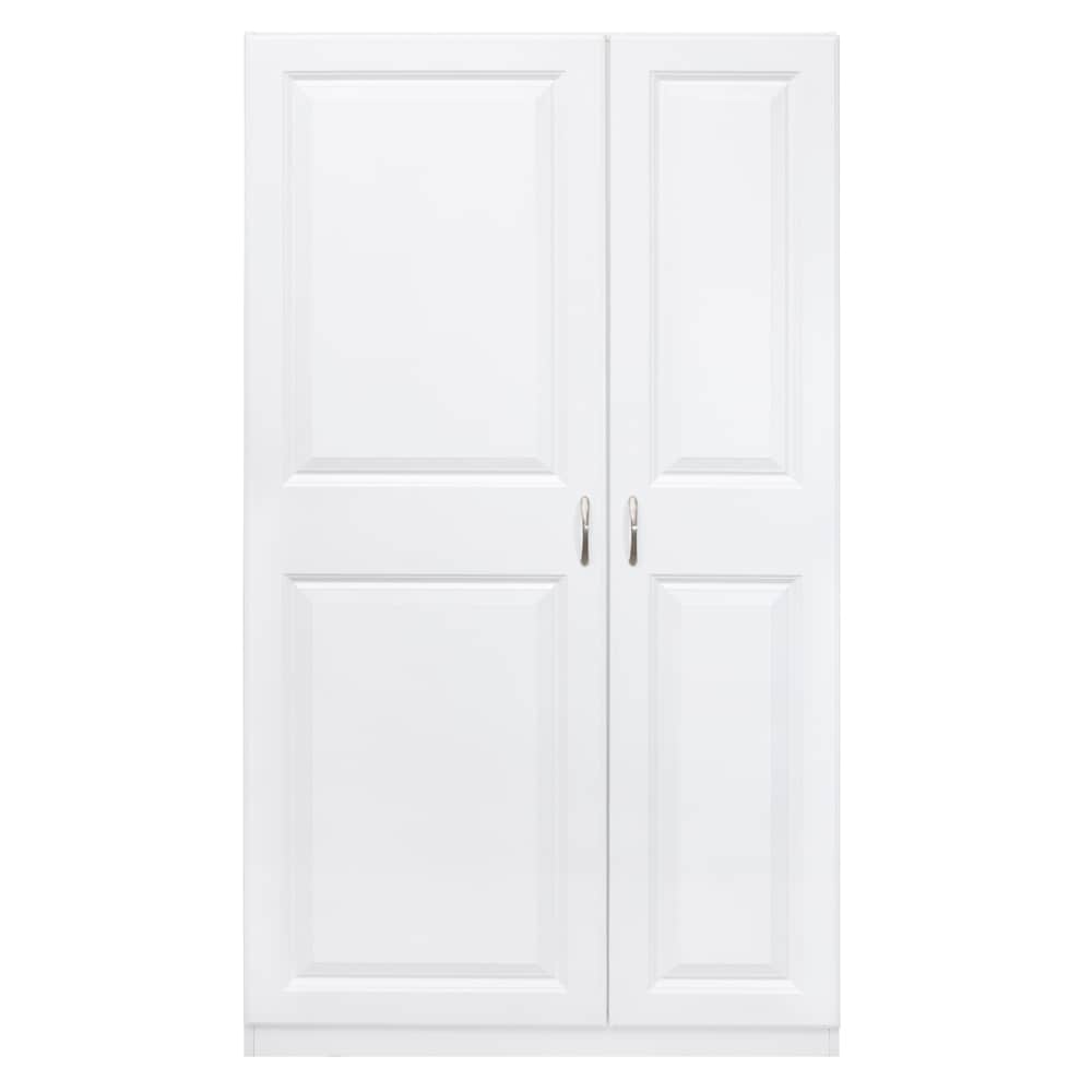 Estate 38.5-in W x 70.375-in H Wood Composite White Wall-mount Utility Storage Cabinet