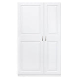Estate 38.5-in W x 70.375-in H Wood Composite White Wall-mount Utility Storage Cabinet