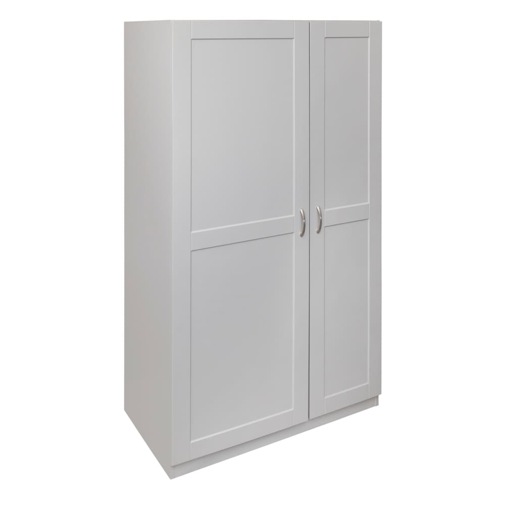 Estate 38.5-in W x 70.375-in H Wood Composite Gray Wall-mount Utility Storage Cabinet