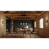 Progress Lighting Chadwick 3-Light Black Traditional Etched Glass Linear Large Hanging Kitchen Island Light