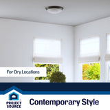 Project Source 2-Pack 13-in Bronze Integrated LED Flush Mount Ceiling Light, 1600 Lumens, 3000K, Dimmable