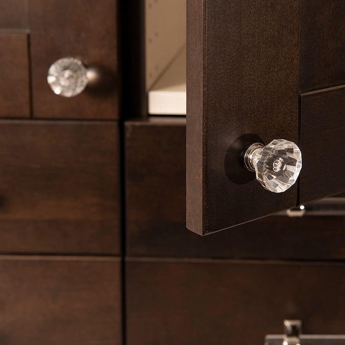 Hickory Hardware Crystal Palace 3-in Center to Center Crysacrylic with Polished Nickel Rectangular Bar Drawer Pull