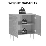 Clihome 15.75-in W x 31.93-in H Mdf Black Freestanding Utility Storage Cabinet
