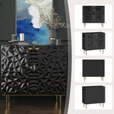 Clihome 15.75-in W x 31.93-in H Mdf Black Freestanding Utility Storage Cabinet