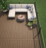 Deckorators Rapid Rail Matte Black Aluminum Deck Rail Kit