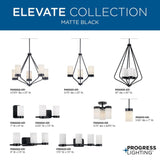 Progress Lighting Elevate 5-Light Polished Chrome Modern/Contemporary Chandelier