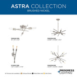 Progress Lighting Astra 6-Light Antique Bronze Modern/Contemporary Chandelier