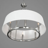 Progress Lighting Cherish 6-Light Brushed Gray Modern/Contemporary Chandelier