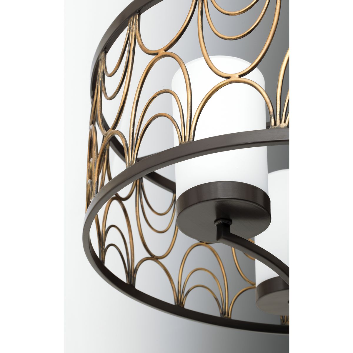 Progress Lighting Cirrine 5-Light Antique Bronze Transitional Chandelier