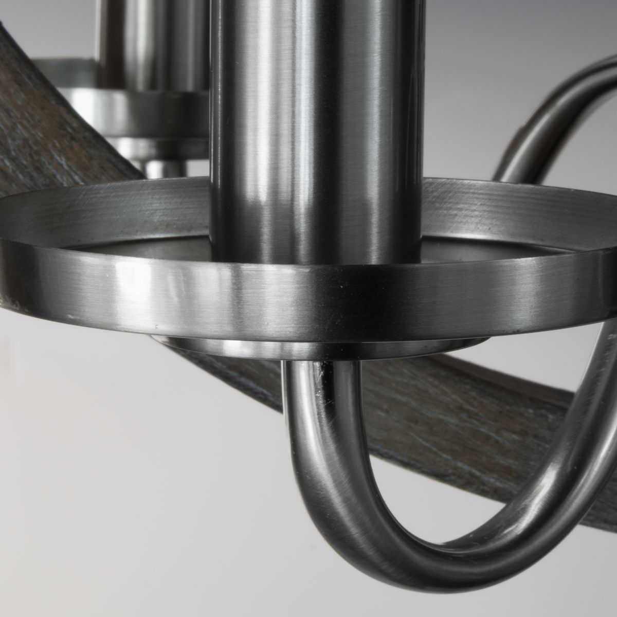 Progress Lighting Fontayne 6-Light Brushed Nickel Farmhouse Chandelier