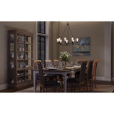 Progress Lighting Debut 9-Light Gray Farmhouse Chandelier