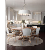 Progress Lighting Cherish 6-Light Brushed Gray Modern/Contemporary Chandelier