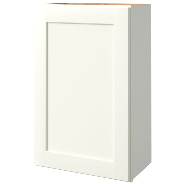 allen + roth Aveley 24-in W x 30.125-in H x 12-in D Linen Wall Fully Assembled Cabinet (Flat Panel Square Door Style)