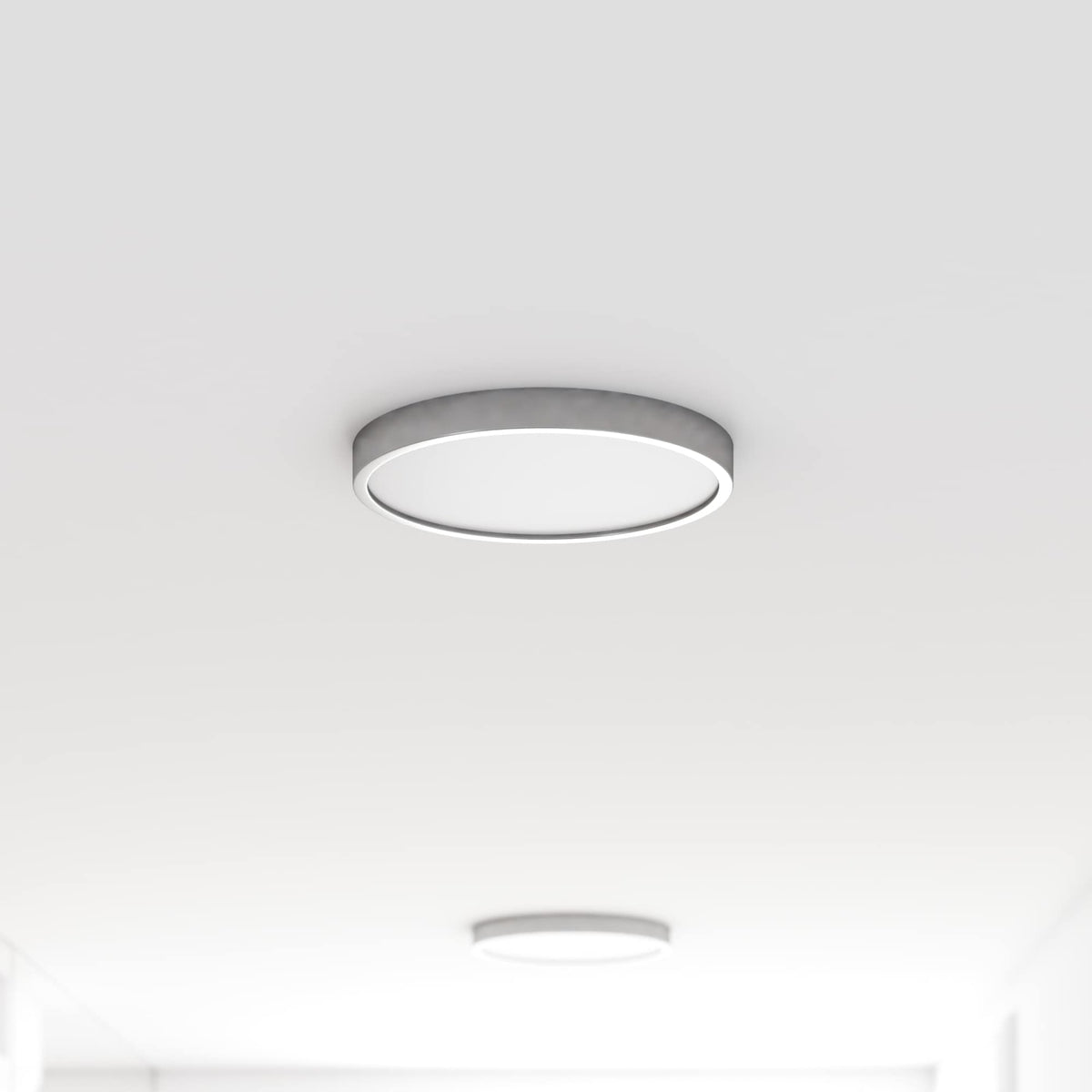 Project Source 2-Pack 10-in Brushed Nickel Transitional Flush Mount Light ENERGY STAR