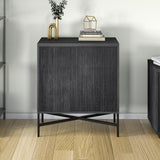 Hailey Home Brighton Charcoal Gray 2-Shelf Office Cabinet