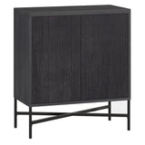 Hailey Home Brighton Charcoal Gray 2-Shelf Office Cabinet
