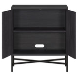 Hailey Home Brighton Charcoal Gray 2-Shelf Office Cabinet